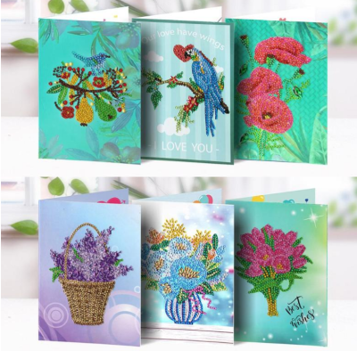 2021 New Greeting Card Christmas Greeting Card Greeting Cards for New Year 5D Greeting Card