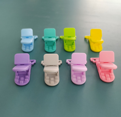 Baby Pacifier Drop-Preventing Chain Clip Cartoon Crocodile Clip Nipple Clip Multi-Color Optional