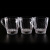 Stall Glowing Luminous Cup Acrylic Induction Water Cup KTV Flash Wine Glass Handle Diamond Surface Party Gift