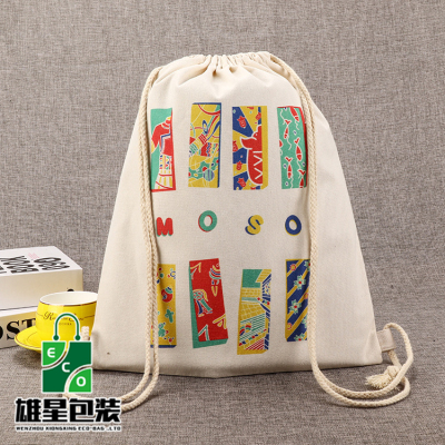 Creative Cotton Drawstring Bag Custom Canvas Drawstring Bag Custom Drawstring Bag Drawstring Cotton Bag Wholesale Custom