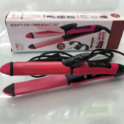 Hair Curler and Straightener Dual-Use Bangs Inner Buckle Two-in-One Hair Straightener