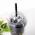 Integrated Starry Sky Plastic Cup Cute Children's Straw Cup Large-Capacity Water Cup Female Gift Customized Cup