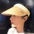 INS Internet Celebrity Visor Straw Hat Korean Style Women's Sun Protection Sun Hat Seaside Beach Hat All-Match Baseball Hat Trendy Summer