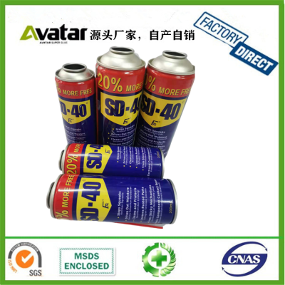 Factory supply SD  SD-40 QV-40 450ml chemical spray Remove Rust