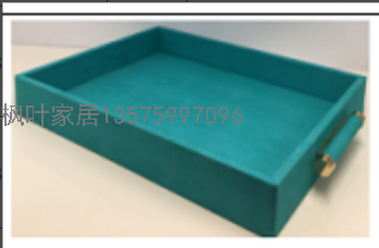 Leather Flannel Jewelry Display Stand Jewelry Display Stall Gold Watch Mobile Phone Counter Goods Display Tray