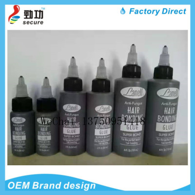 1Oz 30ml, 2Oz 60ml, 4Oz 118ml, hair bonding glue/Weaving bonding glue/bonding glue for hair extensions black and white 