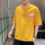 2021 Summer New Men's Short-Sleeved T-shirt Fashion Brand Loose Men's Cotton Half-Sleeved Bottoming Shirt Fashion Top Clothes Fashion