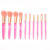 Ten Boxed Transparent Makeup Brushes Set Crystal Handle Soft Hair Beauty Tools Eye Makeup Repair Makeup Brushes