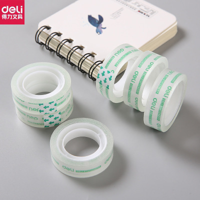 Student Transparent Small Tape Stationery High Viscosity Sealing Handmade Tape Hand Tear Repair Tape Ultra-Thin Correction Stationery
