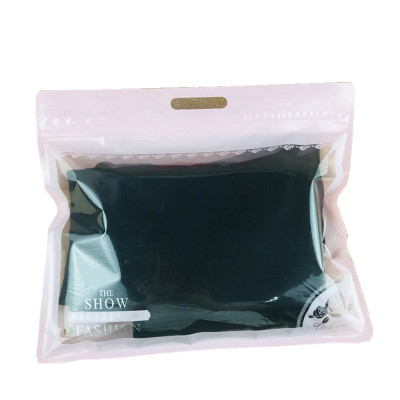 high quality zipper frosted pe pvc slider zip lock poly bag 