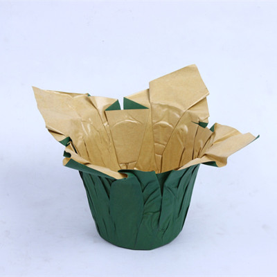 hot-selling kraft paper flower pot cover waterproof paper st