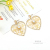 Hollow Jeweled Heart-Shaped Ear Studs Simple Women's Small Cute Korean Fashion Earrings 2020 New Fashion Net Red