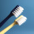Silver Ion Antibacterial Soft Silk Toothbrush 4 PCs New Adult Home Use Soft-Bristle Toothbrush Silicone Handle Gum Care Toothbrush