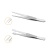 4 sticks stainless steel tweezers tweezers set, clip