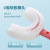 Children's U-Shaped Toothbrush Manual Infants Baby 2-3-6-12 Years Old over U-Shaped in the Mouth Soft Hair Baby Toothbrush
