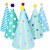 Cross-Border 12 String Color Party Hat Pompon Paper Hat Baby Birthday Full-Year Layout Birthday Hat Wholesale