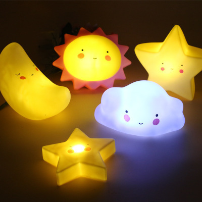 Led Small Night Lamp Creative Bedroom Wake-up Light Baby Nursing Bedside Night Light Ins Hot Children's Luminous Toys