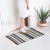 Autumn Straw Black and White Simple Color Matching Household Bedroom Bedside Mats Door Mat Hand Knotted Tassel Door Mat