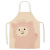 Fashion Cartoon Korean Cute Linen Sleeveless Apron Apron Kitchen Cooking Fabric Adult Home Cute Overclothes