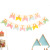 Cross-Border Color Fishtail Flag Hanging Flag Happy Birthday Happy Birthday Letter Banner Wholesale