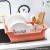 Y05-712 Tableware Storage Multi-Functional Kitchen Storage Rack Large Capacity Draining Bowl Rack