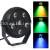 LED Mini 6 PCs Small Pumpkin Plastic Par Light Gradient Jump Change Self-Walking Voice Control Three-in-One Stage Lights