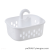 J01-370-5 Hanging Storage Basket Bathroom with Hook Small Basket Plastic Basket Storage Basket Wall Hanging Storage Basket