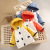 Wakaku Anti-Season Children Colorblock Hood Cartoon Cotton Coat Boys and Girls Padded down Jacket Fall Winter Coat