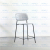 Solid Wood Iron Bar Chair Industrial Style Retro Affordable Luxury Backrest Front Desk Chair Coffee Shop Bar High Chair
