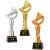 Crown Resin Trophy Customized Student Music Dance Badminton Basketball Football Sports Competition Crystal Trophy
