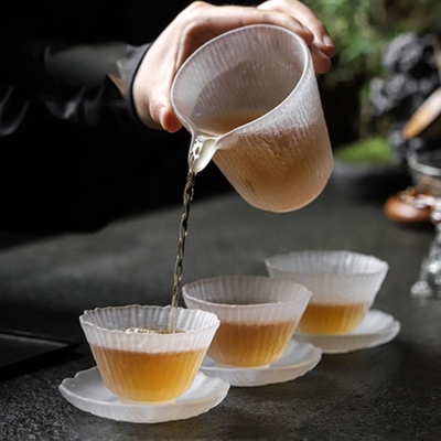 Teacup Glass Glass Cup Mat