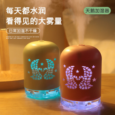 New Humidifier Household USB Dehumidifier Car Aromatherapy Diffuser Silent Bedroom Sprayer Mushroom Lamp Aroma Diffuser