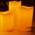 Romantic Proposal Electronic Wax Candle Tear Face 7.5 * 15cm High without Remote Control Oscillating Leaf [Send Battery]]