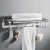 Bathroom Stainless Steel Towel Rack Bathroom Hardware Pendant Six-Piece Set Bath Towel Rack