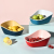 Factory Kitchen Double-Layer Vegetable Plastic Contrast Color Drain Basket Large Thickened Multi-Functional Solid Color Fruit Basket