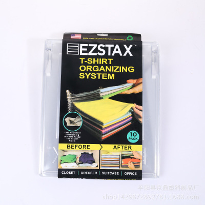 TV Products Ezstax Fold Garment Board File Storage Rack Clothes Organizer Storage Rack Folding Storage Rack