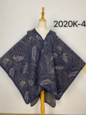 Cashew Pattern Jacquard Knitted Shawl European and American 2021 New Shawl