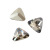 Dongzhou Crystal Triangle Pointed Bottom Glass Drill Crystal Silver Plated Ornament Accessories Fancy Shape Diamonds