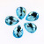 Dongzhou Crystal Drop-Shaped Mesh Ornament Accessories