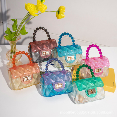 Candy Color Gel Bag Ladies Handbags2021 Women's Foreign Trade Bags Bags for Women Wholesale New Transparent Jelly Pack Gel Bag