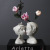 Nordic Modern Creative Ceramic Vase Simple Face Living Room Flower Arrangement Art Domestic Ornaments