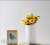 Nordic Simple Marbling Ceramic Vase Creative Gold-Plated Dried Flower Artificial Flower Flower Home Decoration