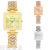 New Luxury Women's Fashion Creative Square Dial Diamond Bracelet Watch Women's Rhinestone Quartz Wrist Watch