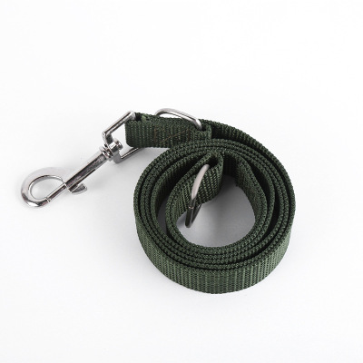 AIRSUN Pet Hand Holding Rope Large Dogs Supplies Army Green with Collar Dog Hand Holding Rope Factory Direct Sales
