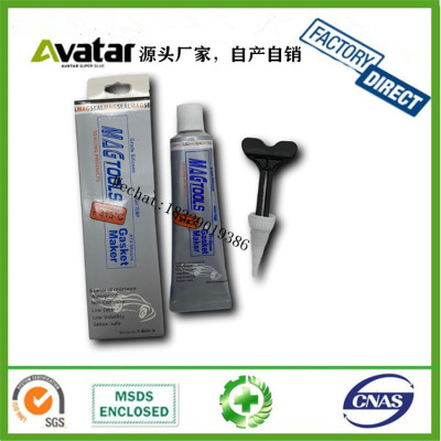 High Temperature MAGTOOLS GREY NEUTRAL ACETIC OXIME RTV silicone Gasket Maker For auto parts