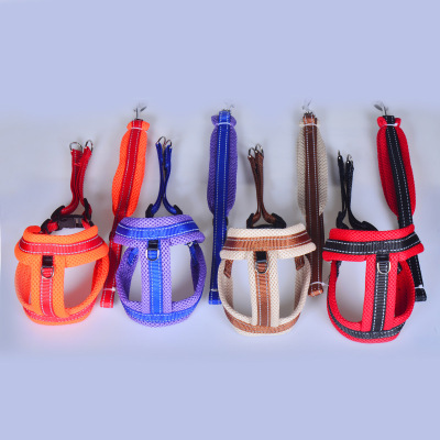 Factory Direct Sales Foam Pet Harness Triangle Traction I-Shaped Hand Holding Rope Outdoor Pet Supplies Dog Leash
