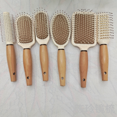 Air Cushion Massage Comb Hairdressers Dedicated Scalp Bread Comb Smooth Hair Curly Hair Anti-Static Large Plate Comb Children's Home