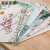 2021 Christmas Decorative Placemat Green Plant Printing Series Cotton and Linen Waterproof Rectangular Western-Style Placemat Restaurant Heat Proof Mat