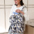 Fashion Printed Mummy Bag Women's Large Capacity Backpack Handbag Multi-Compartment Waterproof Baby Diaper Bag