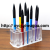 Acrylic Makeup Brush Shelf 26 Holes Eyeliner Storage Box